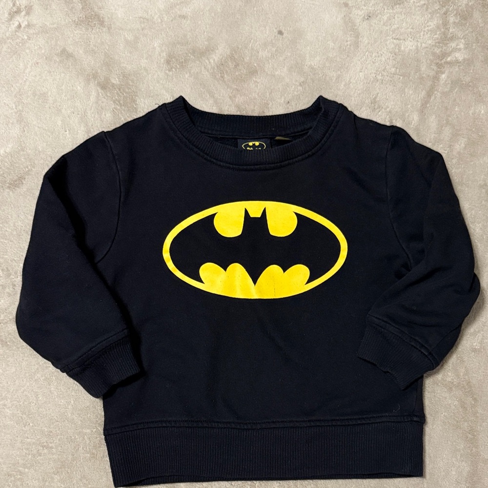 DC Comics Black and Yellow Batman Kids Sweatshirt